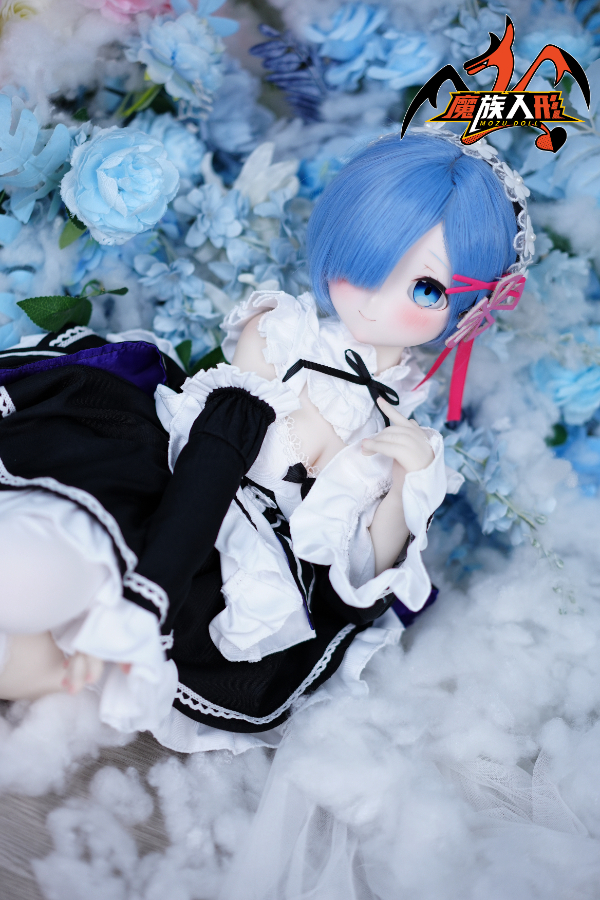 リゼロのレムは可愛いのです❤「写真衣装付き」 Mozu Doll 可愛い アニメラブドール 85cm 蕾姆 Rem