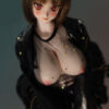 Climax Doll 弾力満点 ラブドール フィギュア シリコンボデイ PVCヘッド J60cmP Zella(White)